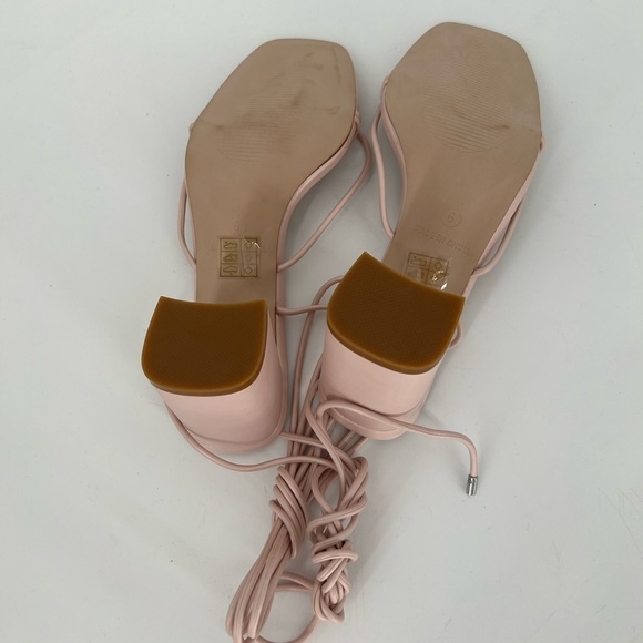 Raid Wide Fit Jennifer Super Strappy Wrap Heeled Sandals - Picture 6 of 7